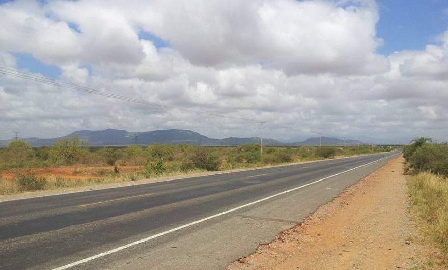 Blížíme se k Taita Hills, Keňa