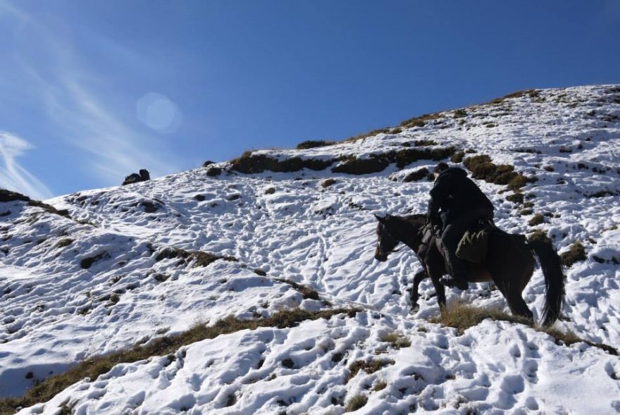 Zasněžené stráně, Chauki, Gruzie