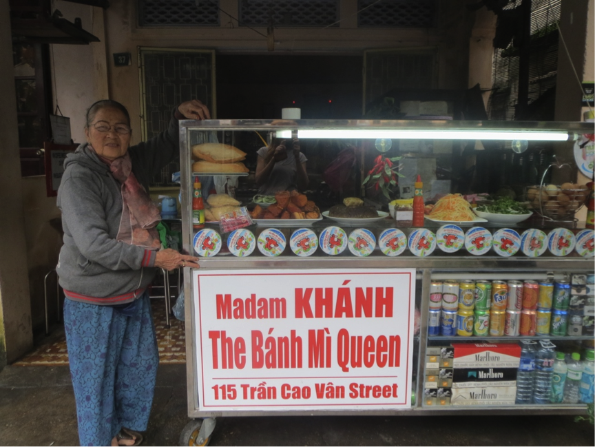 Bahn Mi Queen, pravá královna baget, Hoi An, Vietnam