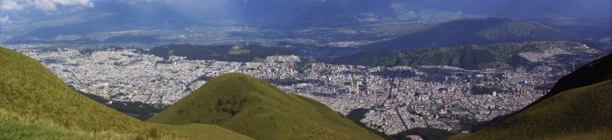 Výhled na Quito, Ekvádor