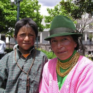 Místní obyvatelé, Quito, Ekvádor