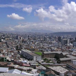 Quito panorama, Ekvádor