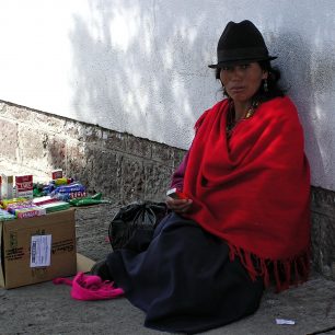 Indiánka, Quito, Ekvádor