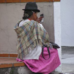 Indiánka, Quito, Ekvádor