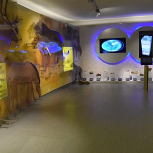 Moderně vybavená expozice, Moravský kras