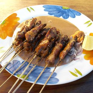 Satay, Bali, Indonésie, foto: Gunkarta