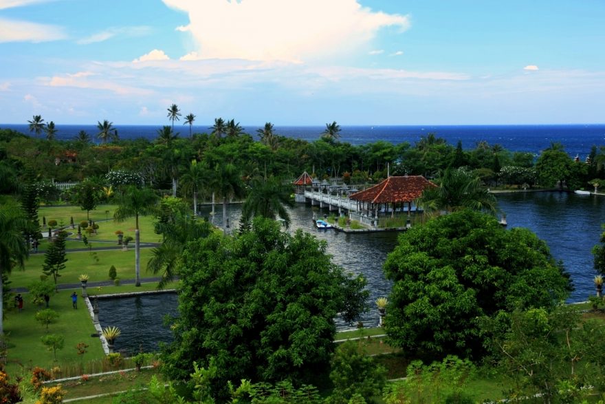 Vodní palác Taman Ujung, Bali, Indonésie