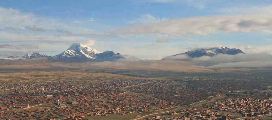 Andy nad El Altem, Bolívie, Jižní Amerika