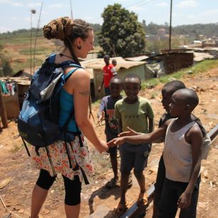 Hello Muzungu.... aneb typické setkání s bělochem. Kibera, Nairobi, Keňa