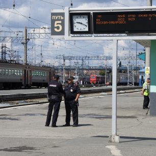 O bezpečí na nádraží se stará policie, Rusko