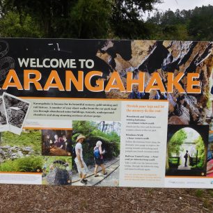 Historická památka Karangahake Gorge, Coromandel, Nový Zéland