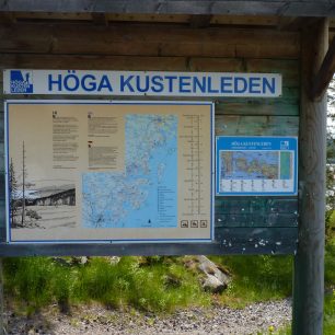 Vstup do parku Skuleskogen, Švédsko