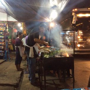 Street food v Guatemale, Jižní Amerika