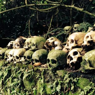 Domorodé rituály někde stále přetrvávají, Bali, Indonésie