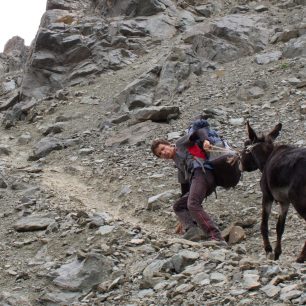 Výstup do sedla Archa Tor (3950), Kyrgyzstán