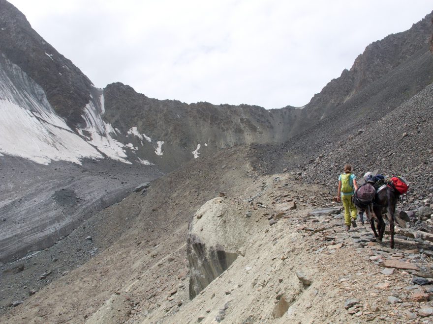 Výstup do sedla Archa Tor, Kyrgyzstán