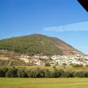 Pohled na horu Tábor, Izrael