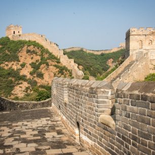 Renovovaný úsek, Velká čínská zeď, Čína