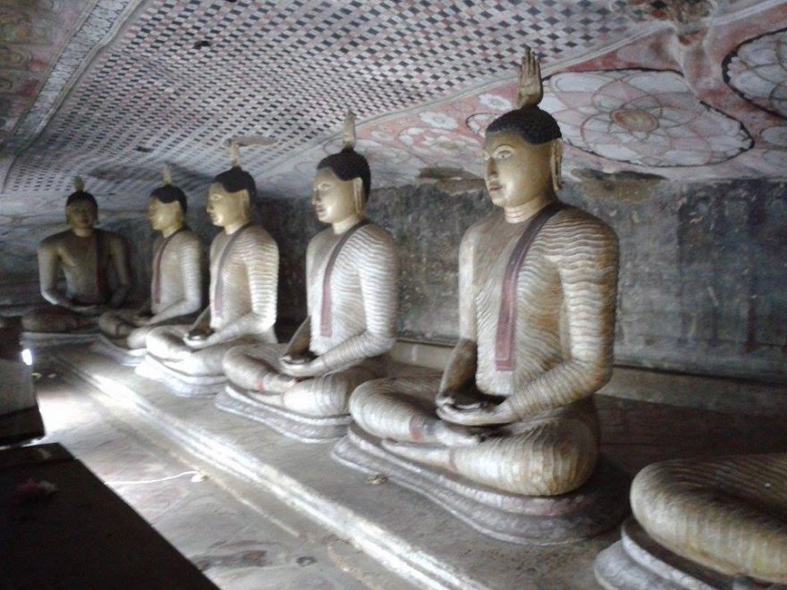 Zlatý chrám, Dambulla, Srí Lanka