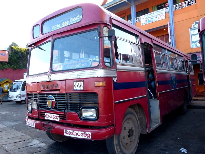 Státní autobus, Srí Lanka