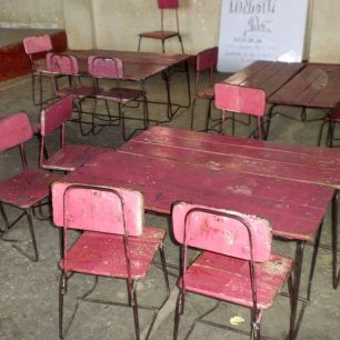 Třída vě škole na Srí Lance