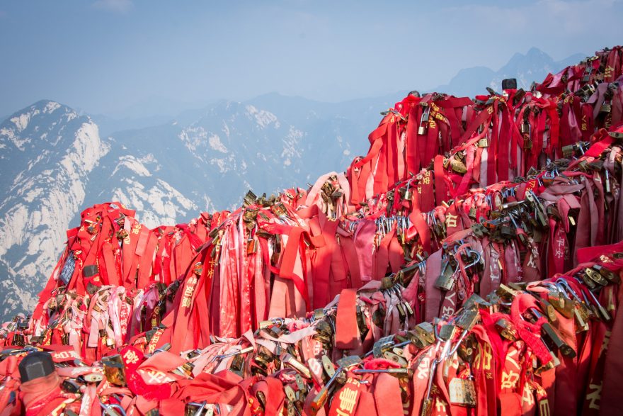 Hua Shan je posvátnou horou taoismu, Čína