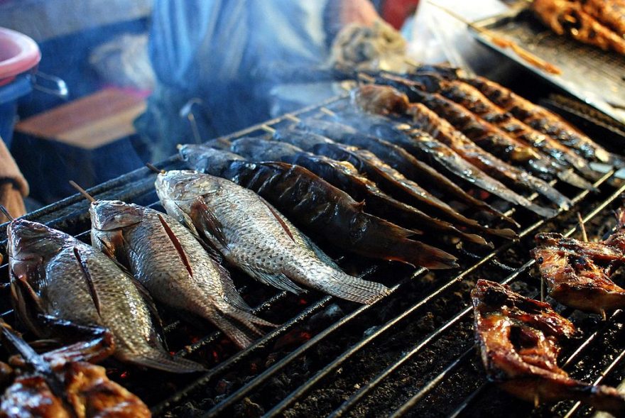 Čerstvé grilované ryby, Portugalsko
