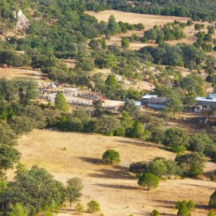 Pohled na farmu, Yepachic, Mexiko