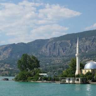 Výlet lodí po Green lake, Turecko