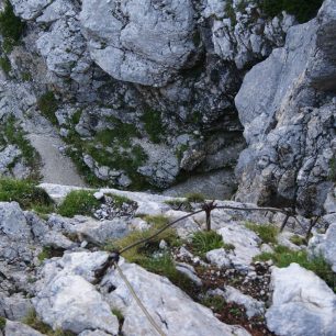 Pasáže vyžadující jištění, Triglav, Slovinsko