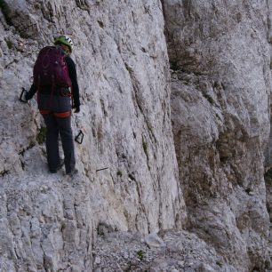 Lezecká pasáž, Triglav, Slovinsko