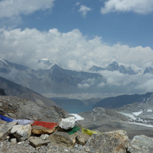 Výhled na údolí Langtang, Nepál