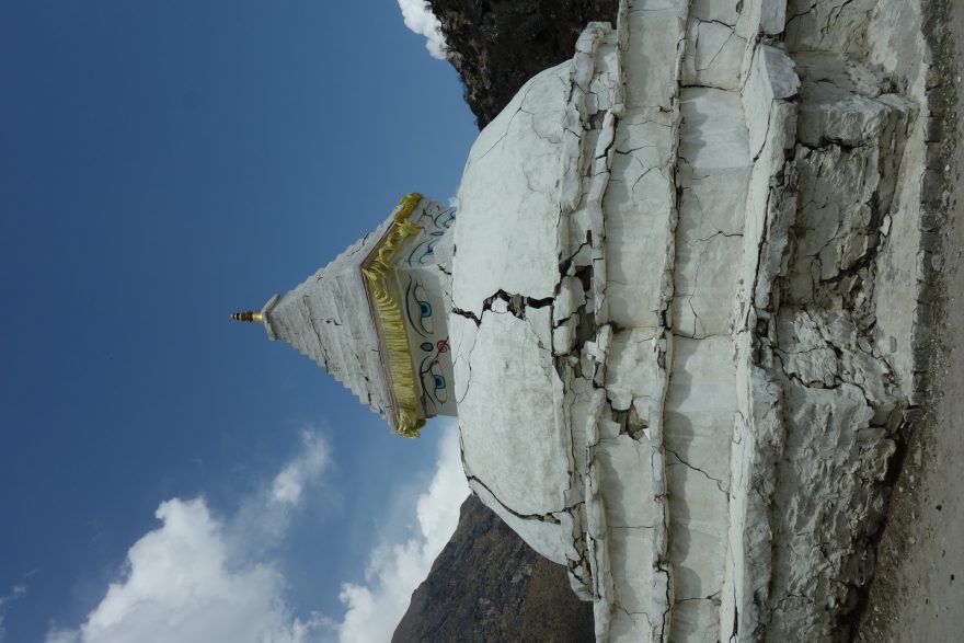Stavby zničené zemětřesením, Langtang, Nepál