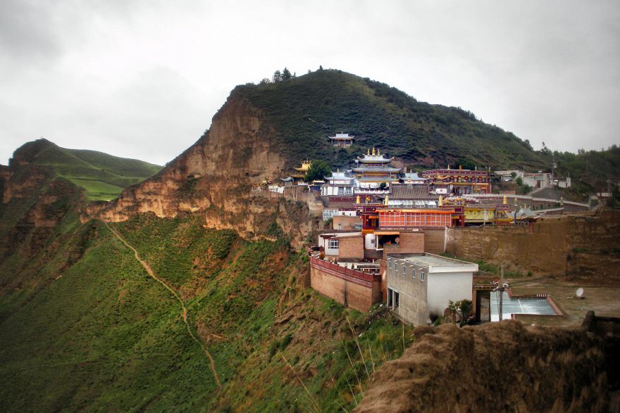 Klášter na útesu - Šačhung, Amdo, Tibet