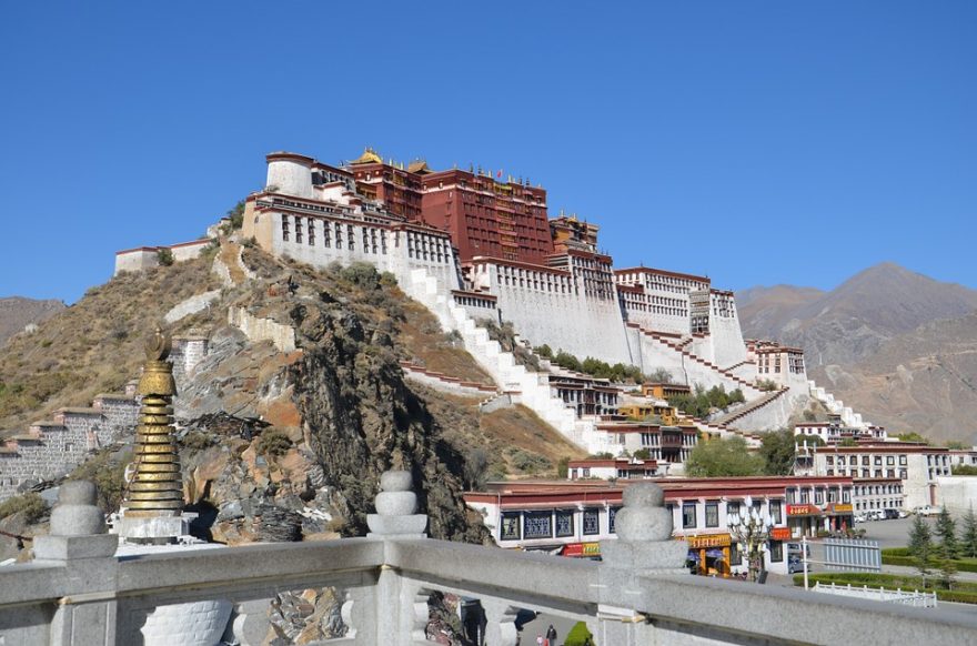 Potala ve Lhase, Tibet