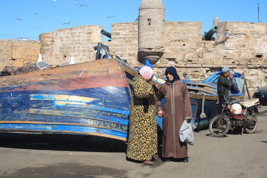Essaouira je dalším zajímavým městem u oceánu, Maroko