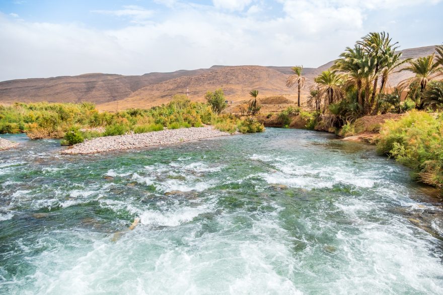 Řeka Draa, Maroko