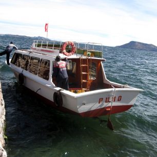 Doprava mezi ostrovy, Taquile, Peru