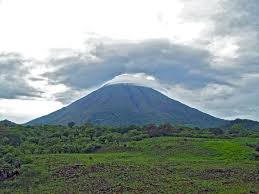 Sopka Concepcion na ostrově Ometepe, Nikaragua