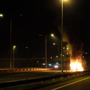 Požár auta, Srbsko