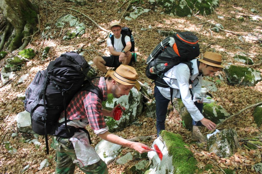 Obnove turistického značení, Albánie