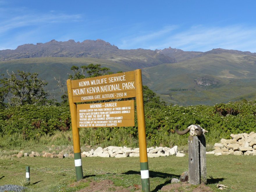 Vstup do NP Mt. Kenya, Keňa