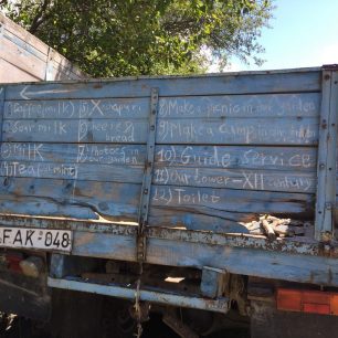 Reklamní plochu najdete kdekoliv, Svanetie, Gruzie