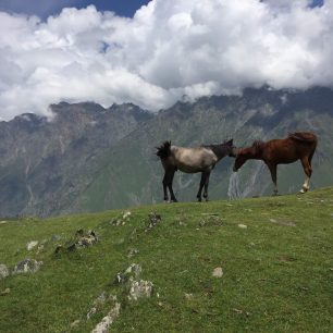 Na horách je krásně, Kazbegi, Gruzie