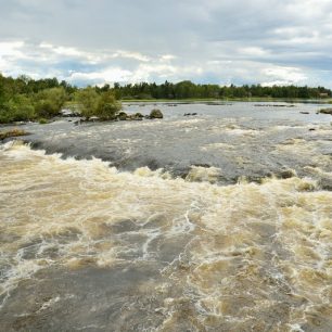 Peřeje na řece Dalälven, Švédsko
