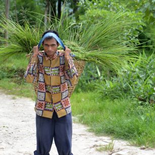 Obyvatel nepálské vesnice, Nepál