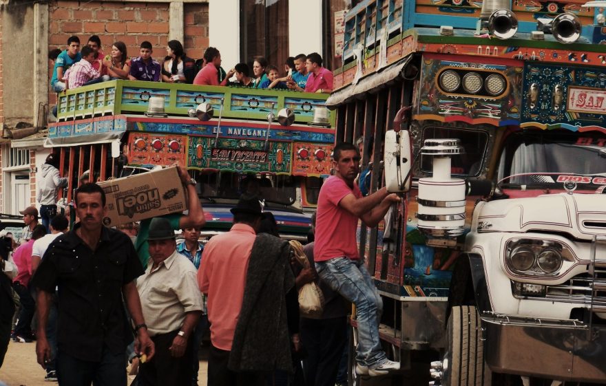 Z Yarumalu do Ochali jezdí Escalera jen dvakrát za den. Kolumbie