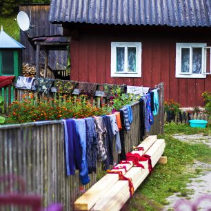 Typická vesnička, Ukrajina
