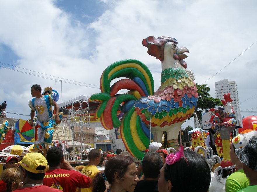 Průvod Galo da Madrugada (Ranní kohout), zahájení karnevalu v Recife, Recife, Brazílie