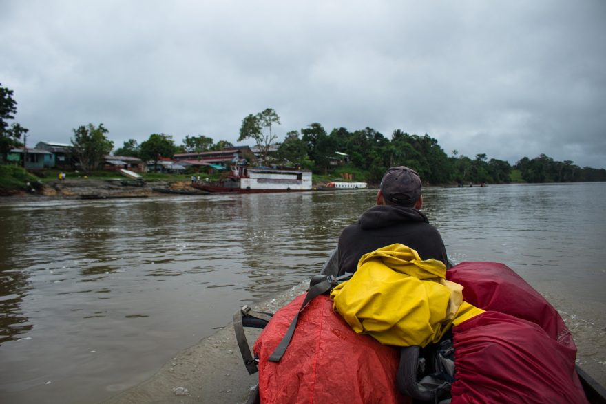 Příjezd do Pantojy, Tito II ještě kotví, Pantoja, Ekvádor